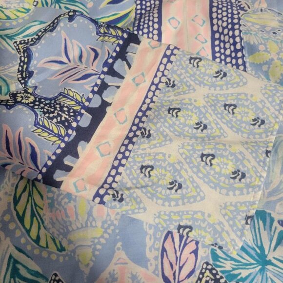 Lilly Pulitzer Asani Tunic Blouse Womens Sz Large MSRP $148 - Picture 5 of 8